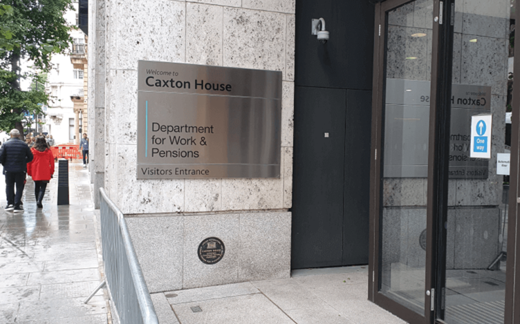 Photo of DWP headquarters Caxton House